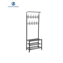 Practical and Durable Home Office Steel Metallic Coat Rack